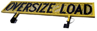 Oversize Load Sign - Steel - Back Rack Mount - 1183000014 - Steel Products