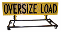Oversize Load Sign - Steel - Luggage Rack Side Mount - 1183000012 - Steel Products